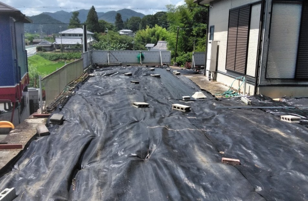 東大阪市の防草シート施工サービス