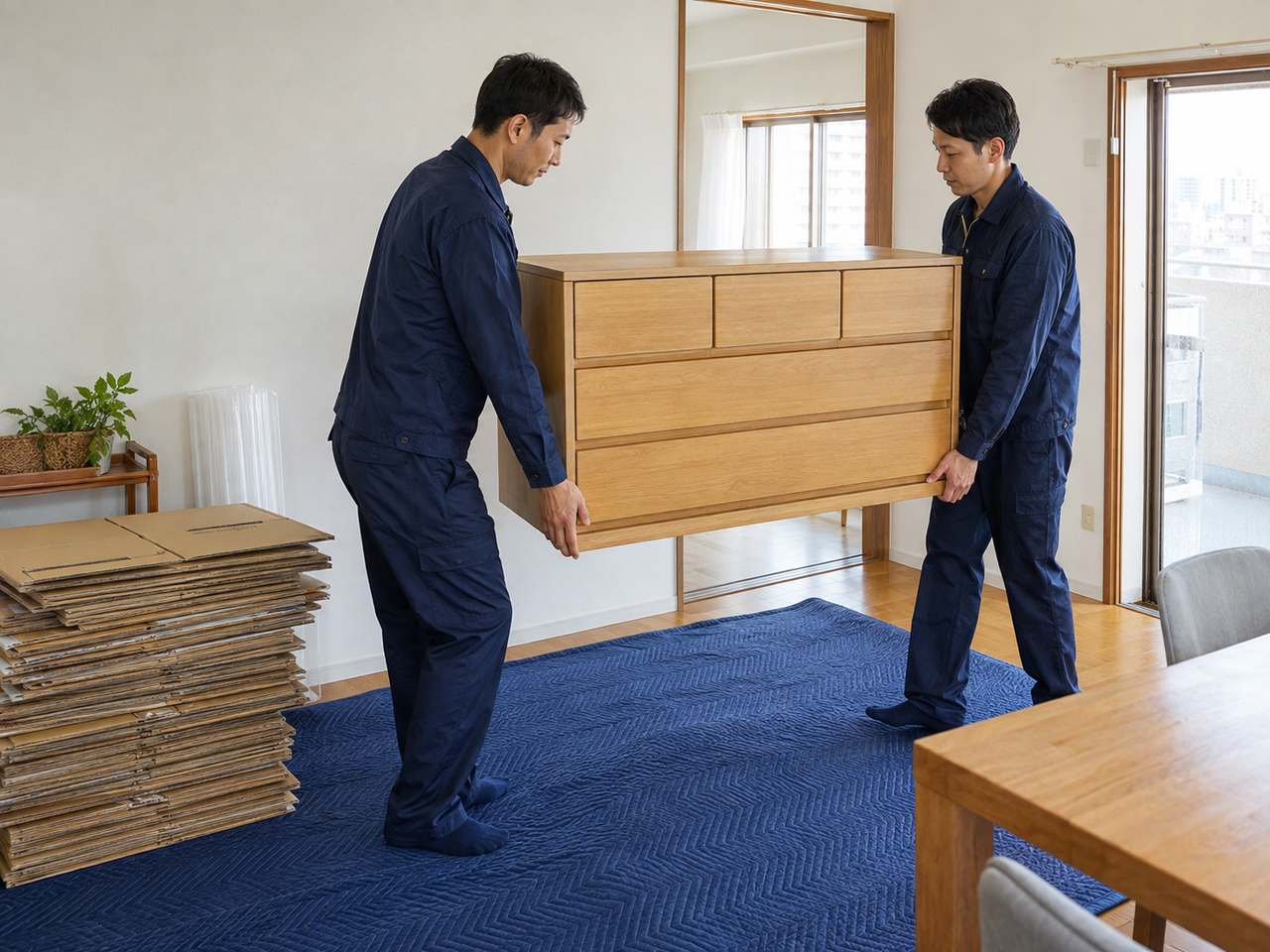 東大阪市の家具移動・組み立て後の片付けサービス