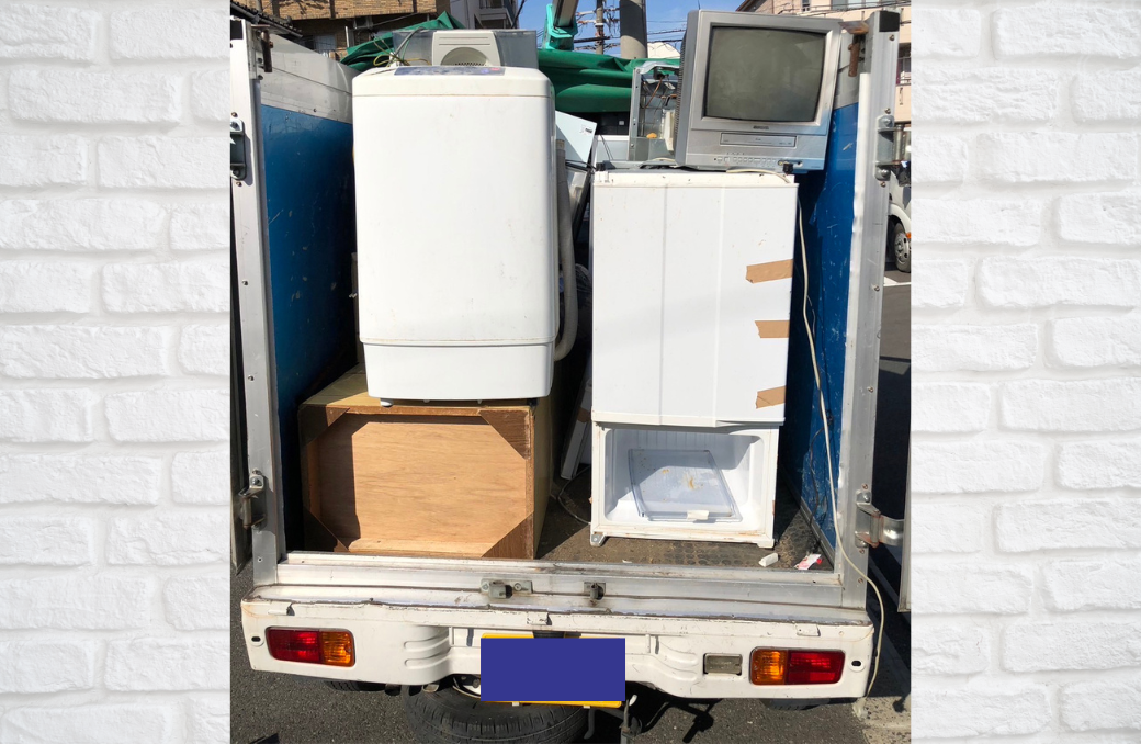 不用品回収の軽トラック積み放題プラン
