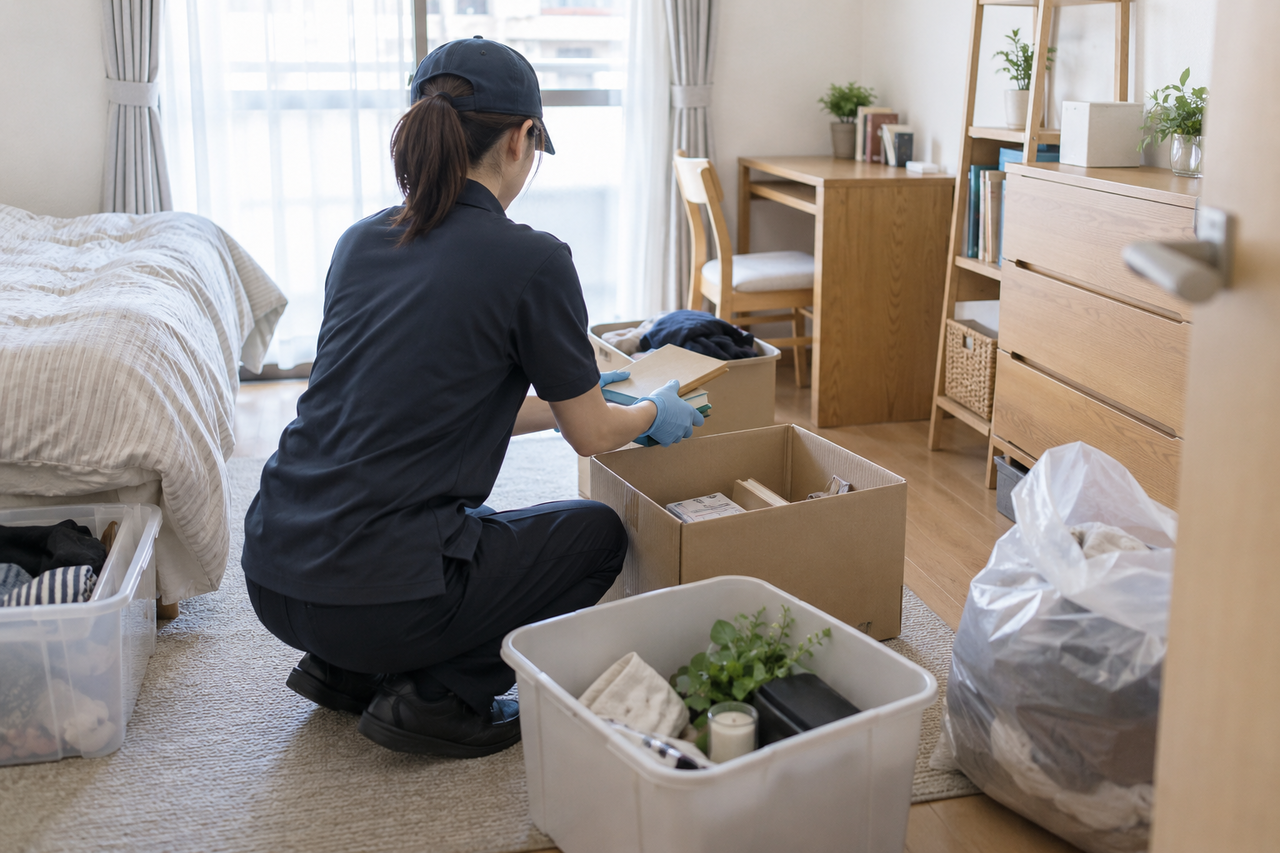 東大阪市で一部屋・少量から相談できる片付け作業