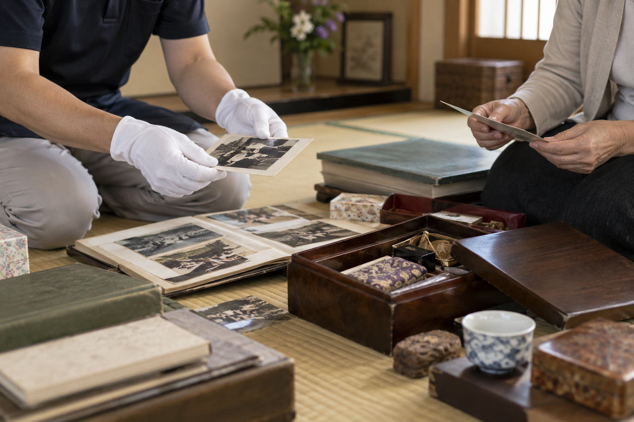東大阪市で思い出の品を確認しながら行う遺品整理・生前整理